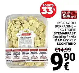 Supermercati Gulliver Ravioli alle Borragini offerta