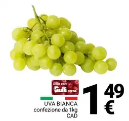 Supermercati Gulliver Uva bianca offerta