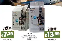 Zoomiguana Croci Super Nappy tappetini igienici offerta