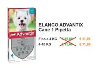 Zoomiguana Elanco Advantix Cane 1 Pipetta offerta