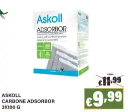 Zoomiguana Askoll carbone adsorbore offerta