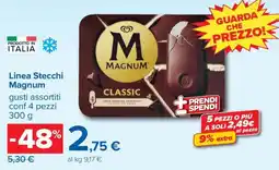 Carrefour Iper Linea Stecchi Magnum Classic offerta