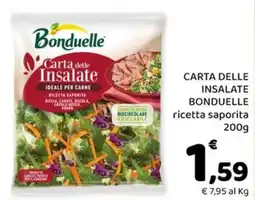 Conad Margherita Carta delle Insalate Bonduelle offerta