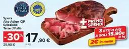 Carrefour Iper Speck Alto Adige IGP Selezione Terre d'Italia offerta
