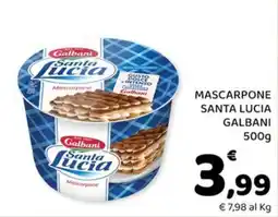 Conad Margherita Mascarpone Santa Lucia Galbani offerta
