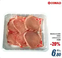 Spesa Facile Conad Braciole di suino CONAD offerta