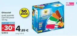 Carrefour Iper Ghiaccio Ghiaccioli offerta