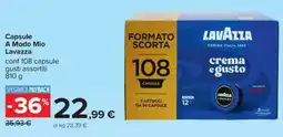 Carrefour Iper Capsule A Modo Mio Lavazza offerta