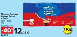 Carrefour Iper Lavazza Crema e Gusto offerta