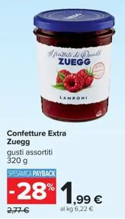 Carrefour Iper Confettura Extra Zuegg offerta