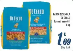 Spesa Facile Conad Pasta di semola De Cecco offerta