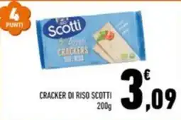 Conad Margherita Cracker di riso Scotti offerta