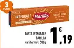 Conad Margherita Pasta integrale Barilla offerta