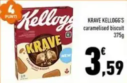 Conad Margherita Krave Kellogg's caramelised biscuit offerta