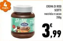 Conad Margherita Crema di riso Scotti offerta