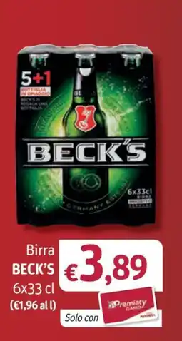 Futura Supermercati Birra BECK'S offerta