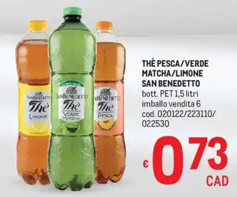 Thè verde matcha San Benedetto