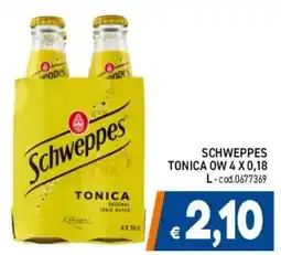 C+C Italmarket Schweppes Tonica offerta