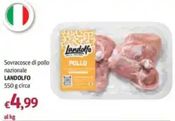 Futura Supermercati Sovracosce di pollo nazionale Landolfo offerta
