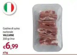 Futura Supermercati Costine di suino nazionale VALCARNI offerta