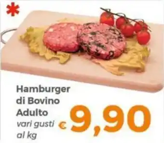 Tocal Hamburger di Bovino Adulto offerta