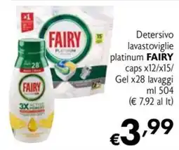 Maxi Family Detersivo lavastoviglie platinum FAIRY offerta