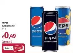 Futura Supermercati Pepsi gusti assortiti offerta
