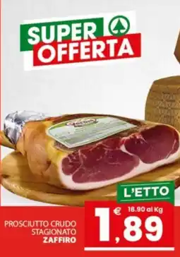 Despar Sicilia Prosciutto crudo stagionato Zaffiro offerta
