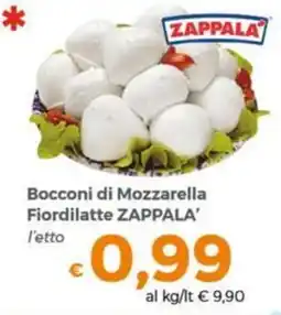 Tocal Bocconi di Mozzarella Fiordilatte Zappala' offerta