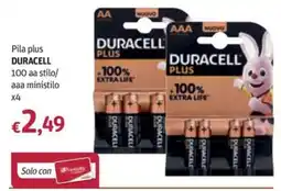 Futura Supermercati Pila plus DURACELL offerta