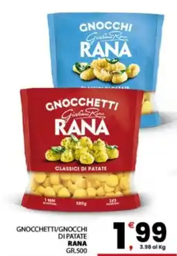 Despar Sicilia Gnocchetti/Gnocchi di patate Rana offerta