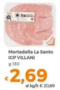 Tocal Mortadella La Santo IGP Villani offerta