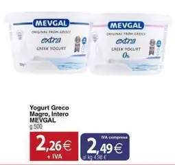 Docks Cash&Carry Yogurt Greco Magro, Intero MEVGAL offerta