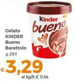 Tocal Gelato Kinder Bueno offerta
