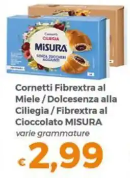 Tocal Cornetti Fibrextra MISURA offerta