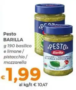 Tocal Pesto Barilla offerta