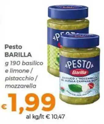 Tocal Pesto Barilla offerta