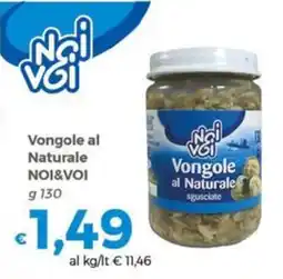 Tocal Vongole al Naturale NOI&VOI offerta