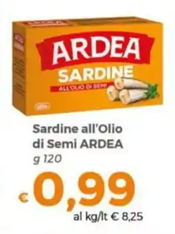 Tocal Sardine all'Olio di Semi ARDEA offerta