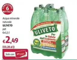Futura Supermercati Acqua minerale naturale Uliveto offerta