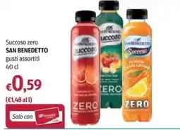 Futura Supermercati Succoso zero San Benedetto offerta
