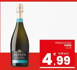 Despar Sicilia Prosecco Doc Zonin offerta