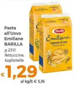 Tocal Pasta all'Uovo Emiliane Barilla offerta
