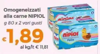Tocal Omogeneizzati alla carne Nipiol offerta