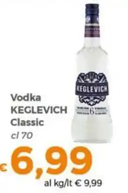 Tocal Vodka Keglevich Classic offerta