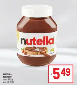 Metro Nutella Ferrero offerta