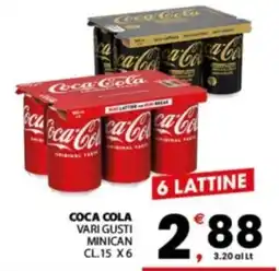 Despar Sicilia Coca Cola vari gusti minican offerta