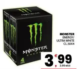 Despar Sicilia Monster Energy Ultra White offerta