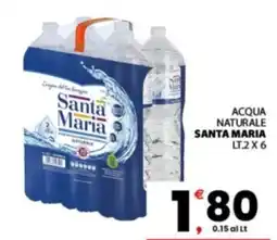 Despar Sicilia Acqua naturale Santa Maria offerta