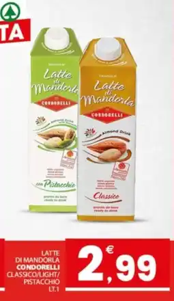 Despar Sicilia Latte di Mandorla Condorelli offerta